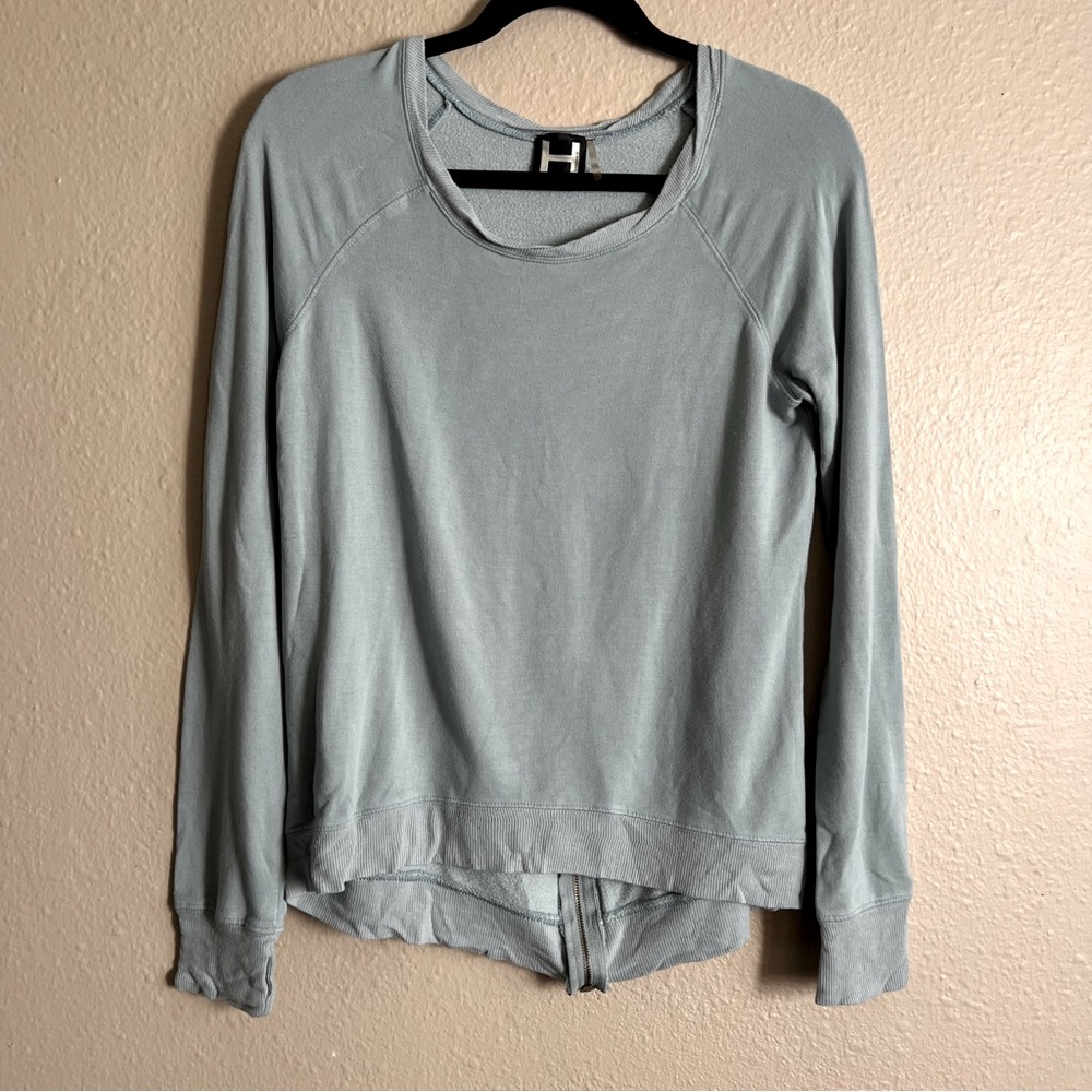 H by Bordeaux Sweatshirt Light Blue Size Small